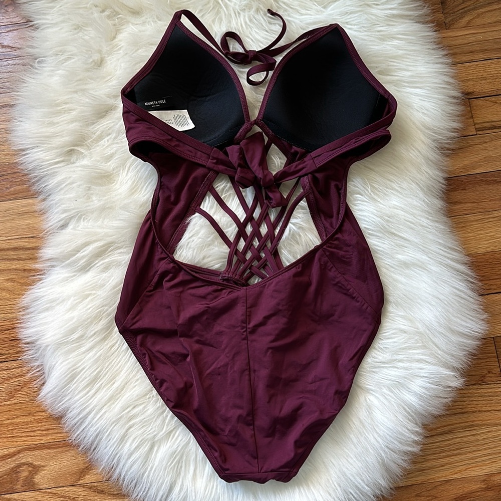Kenneth Cole New York One Piece Cut Out Strappy One Piece - Picture 5 of 6